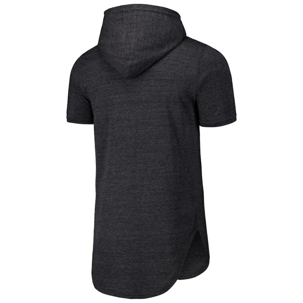 San Francisco Giants Majestic Threads Tri-Blend Hoodie T-Shirt Black