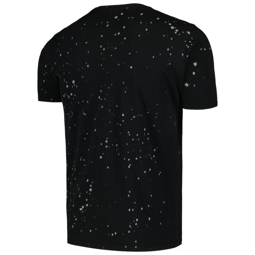 Chicago Cubs Majestic Threads Splatter T-Shirt Black/White