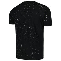 Chicago Cubs Majestic Threads Splatter T-Shirt Black/White