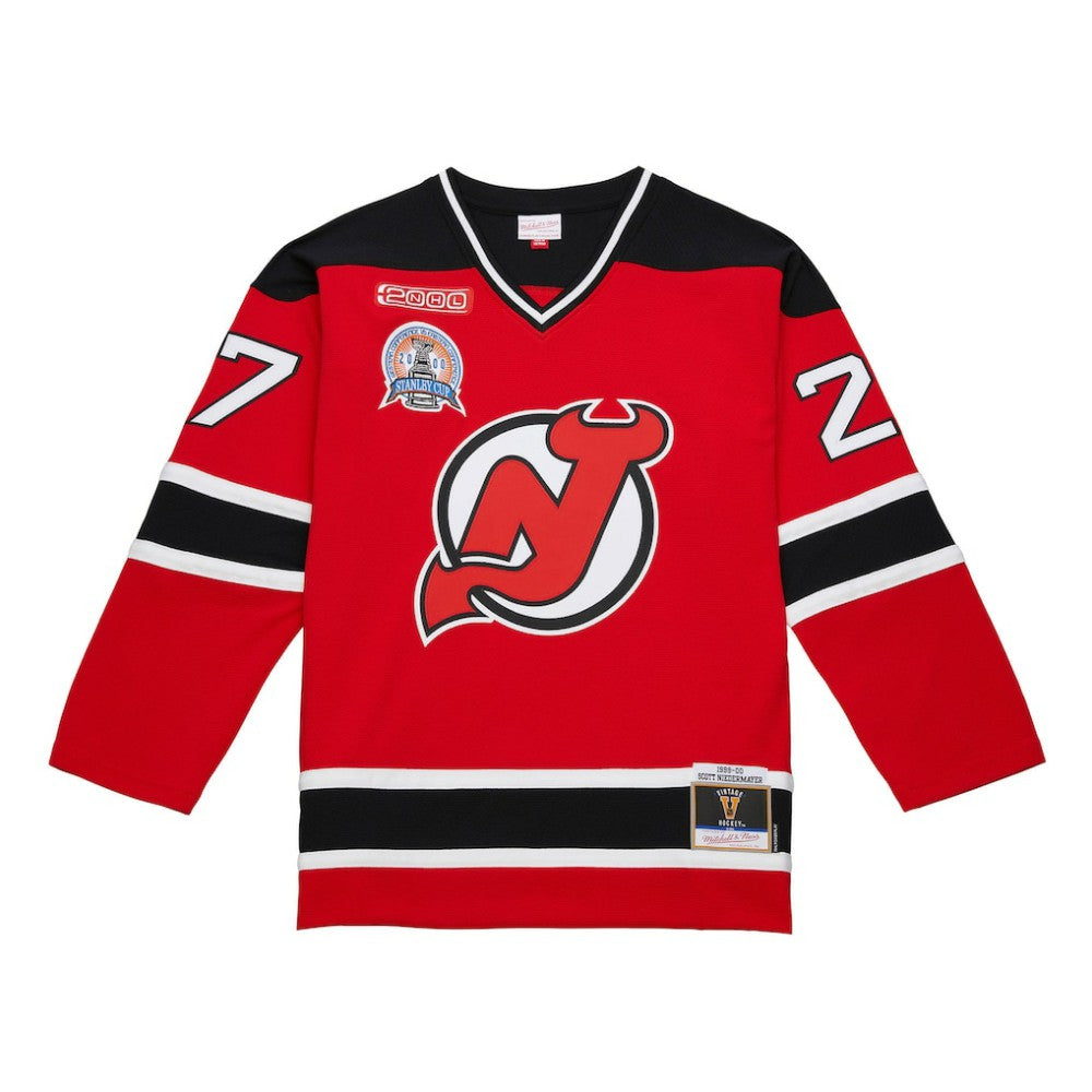 Scott Niedermayer New Jersey Devils Mitchell & Ness Big & Tall 1999/00 Blue Line 2.0 Jersey - Red Jerseys
