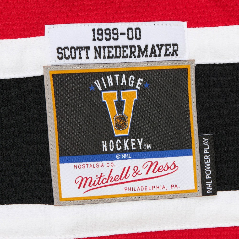 Scott Niedermayer New Jersey Devils Mitchell & Ness Big & Tall 1999/00 Blue Line 2.0 Jersey - Red Jerseys