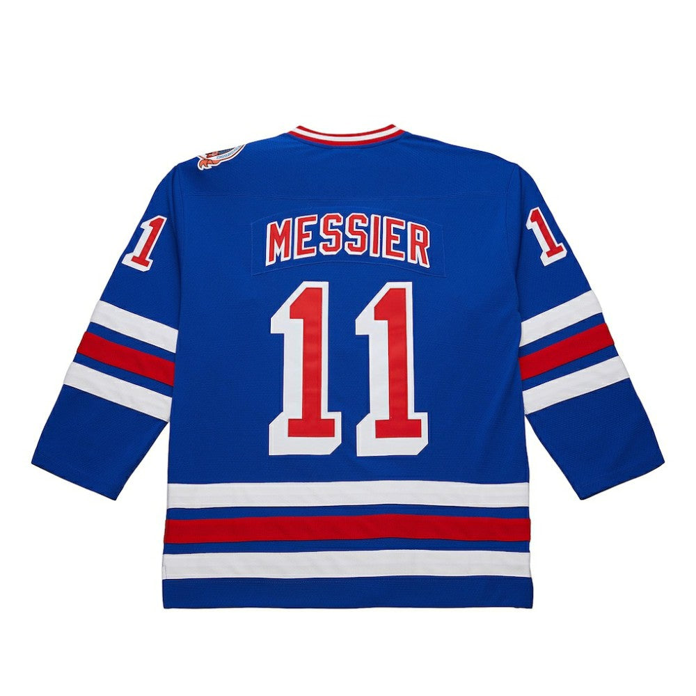 Mark Messier New York Rangers Mitchell & Ness Big & Tall 1993/94 Blue Line 2.0 Jersey - Blue Jerseys