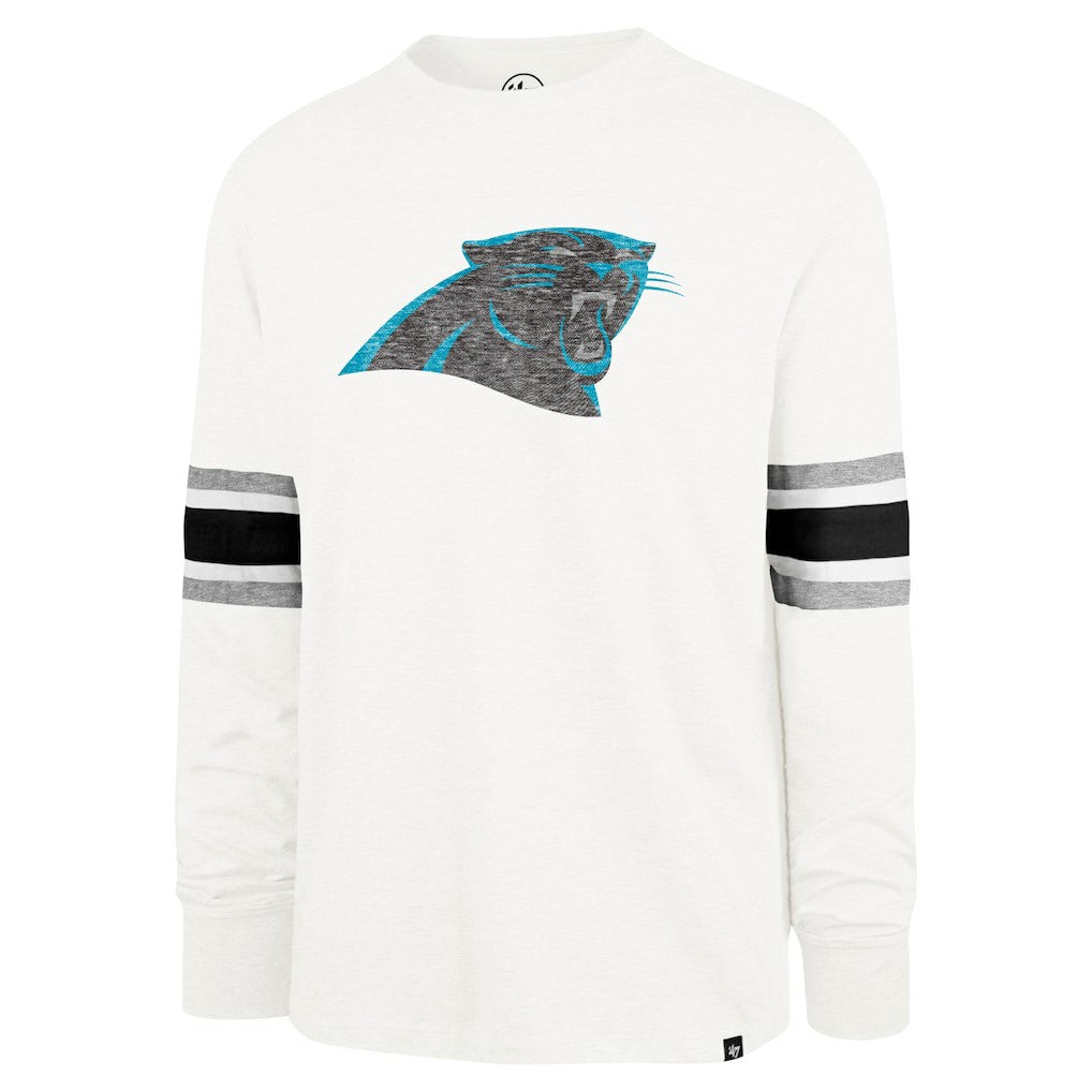 Carolina Panthers '47 Gridiron Premier Brex Long Sleeve T-Shirt - White sale