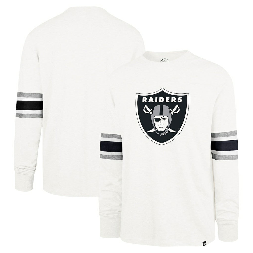 Las Vegas Raiders '47 Gridiron Premier Brex Long Sleeve T-Shirt - White outlet