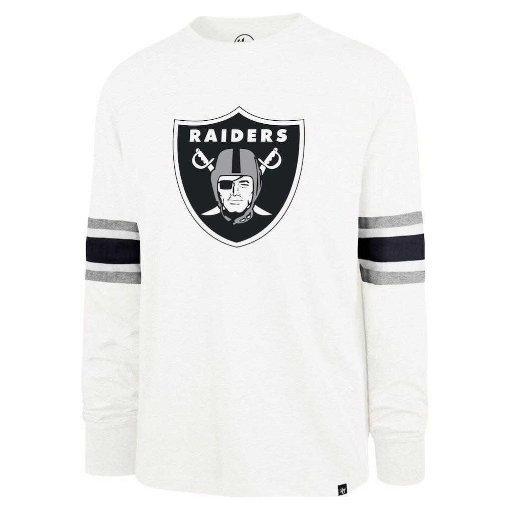 Las Vegas Raiders '47 Gridiron Premier Brex Long Sleeve T-Shirt - White outlet