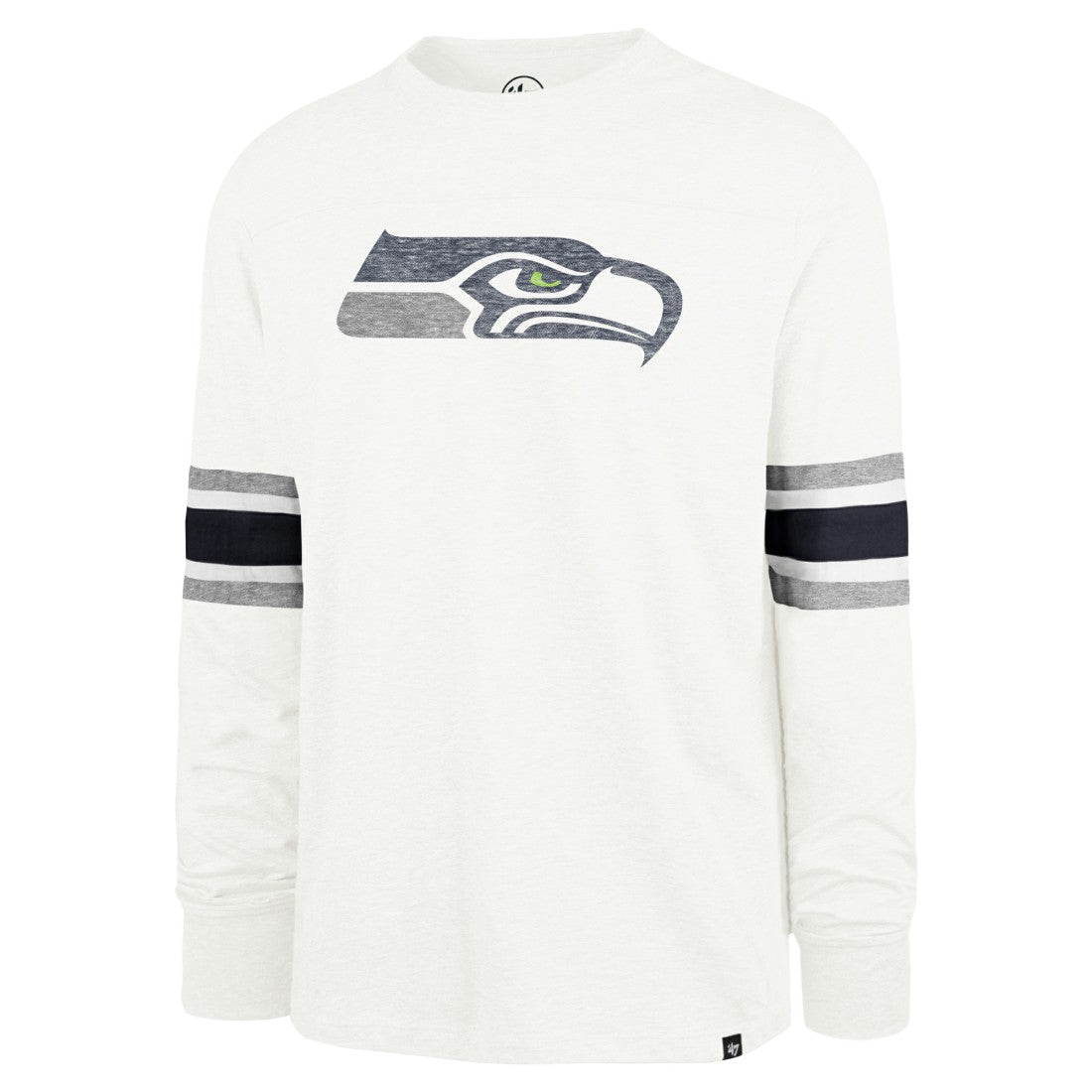 Seattle Seahawks '47 Gridiron Premier Brex Long Sleeve T-Shirt - White discount