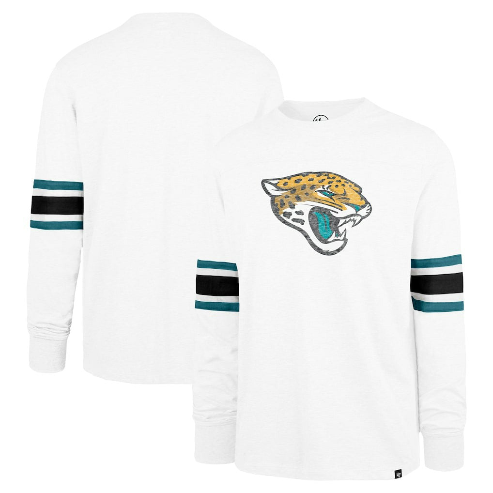 Jacksonville Jaguars '47 Gridiron Premier Brex Long Sleeve T-Shirt - White for sale