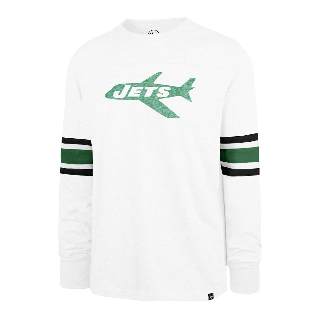 New York Jets '47 Gridiron Throwback Premier Brex Long Sleeve T-Shirt - White online