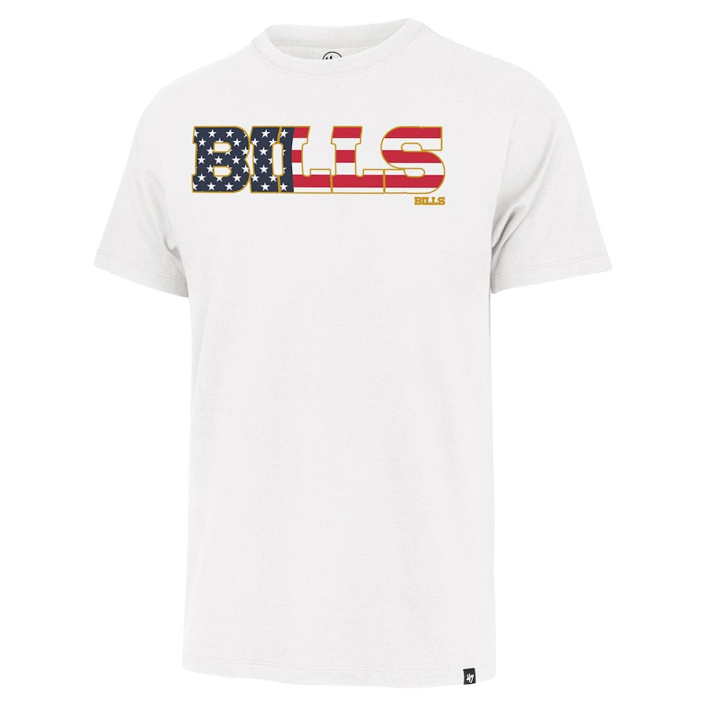 Buffalo Bills '47 Flag Script Franklin T-Shirt - White sale