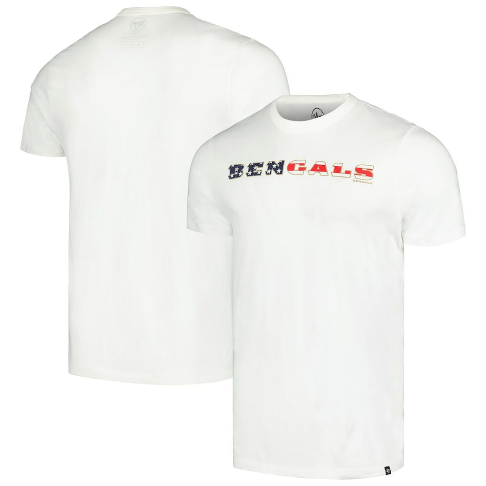 Cincinnati Bengals '47 Flag Script Franklin T-Shirt - White sale