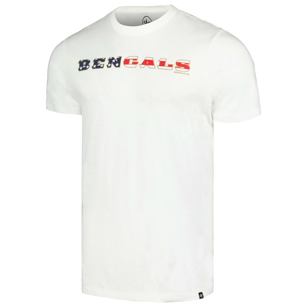 Cincinnati Bengals '47 Flag Script Franklin T-Shirt - White sale
