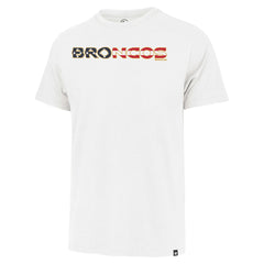 Denver Broncos '47 Flag Script Franklin T-Shirt - White discount