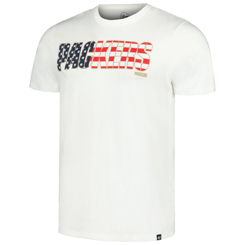 Green Bay Packers '47 Flag Script Franklin T-Shirt - White online