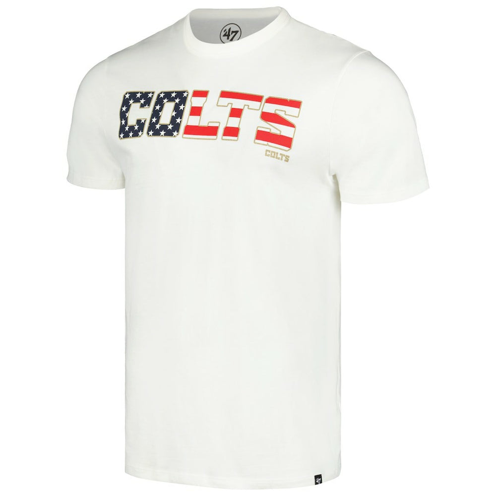 Indianapolis Colts '47 Flag Script Franklin T-Shirt - White discount