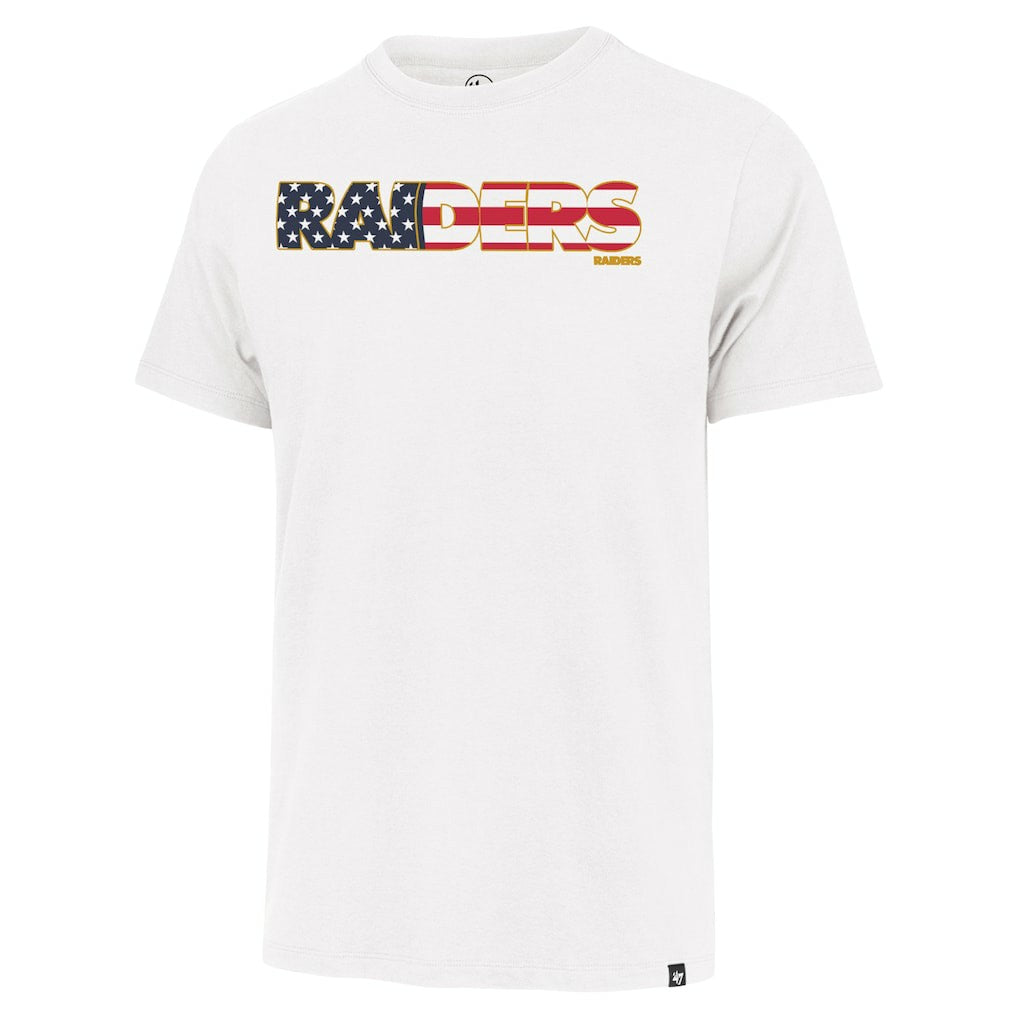 Las Vegas Raiders '47 Flag Script Franklin T-Shirt - White discount