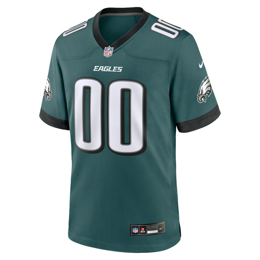 Philadelphia Eagles Custom Game Jersey - Midnight Green sale