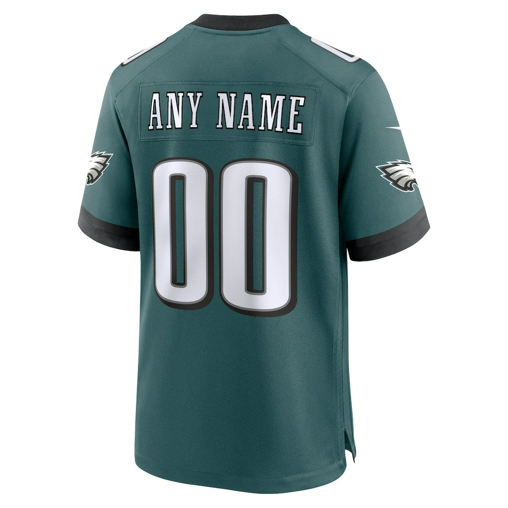 Philadelphia Eagles Custom Game Jersey - Midnight Green sale