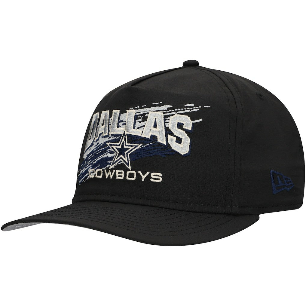 Dallas Cowboys New Era Throwback Brush Golfer Snapback Hat - Black discount