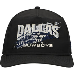 Dallas Cowboys New Era Throwback Brush Golfer Snapback Hat - Black discount