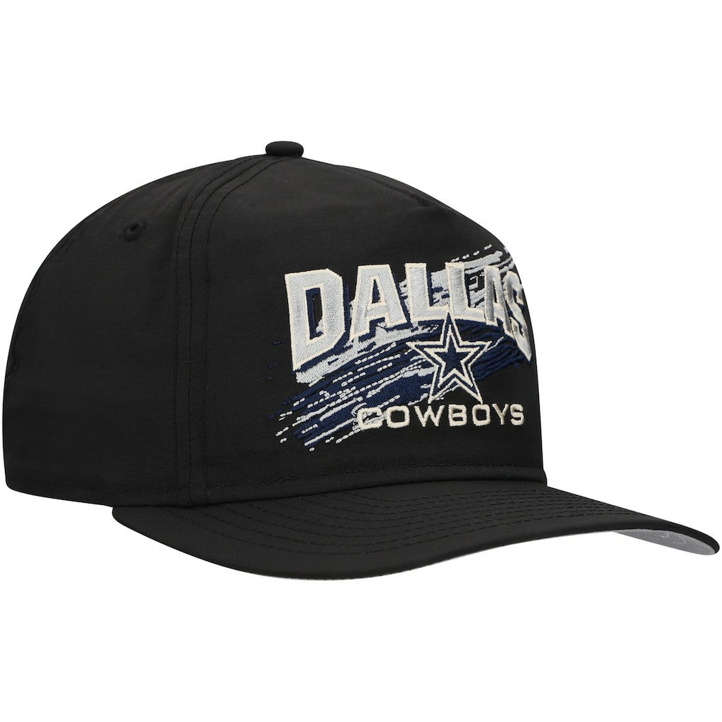 Dallas Cowboys New Era Throwback Brush Golfer Snapback Hat - Black discount