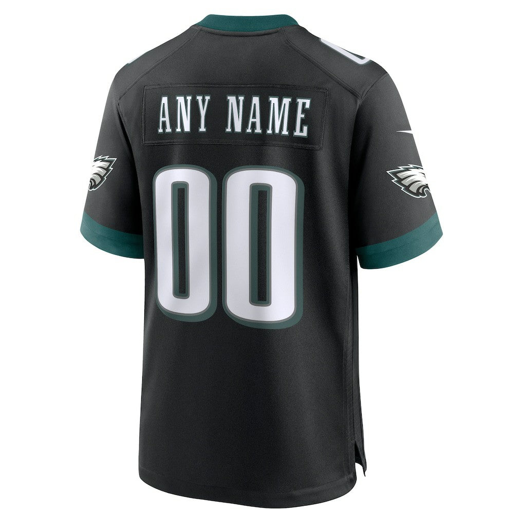 Philadelphia Eagles Alternate Custom Game Jersey - Black for sale