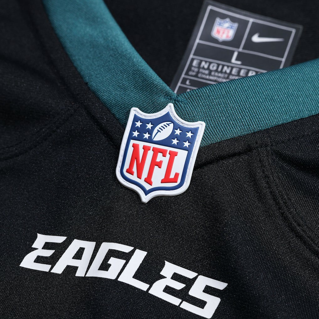 Philadelphia Eagles Alternate Custom Game Jersey - Black for sale