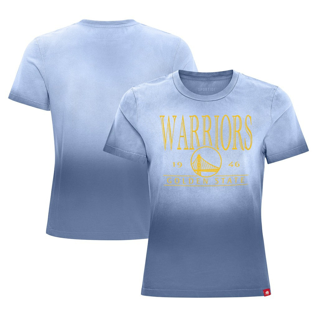 Golden State Warriors Sportiqe Women's Arcadia Sun-Dipped T-Shirt sale - Royal for sale