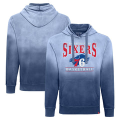 Philadelphia 76ers Sportiqe Unisex Blake Sun-Fade Pullover Hoodie - Royal shop