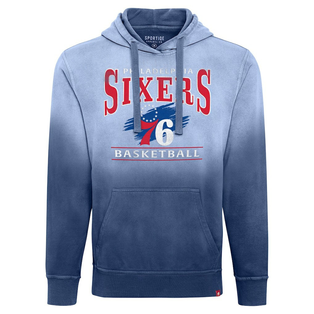 Philadelphia 76ers Sportiqe Unisex Blake Sun-Fade Pullover Hoodie - Royal shop