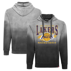 Los Angeles Lakers Sportiqe Unisex Blake Sun-Fade Pullover Hoodie - Black on sale