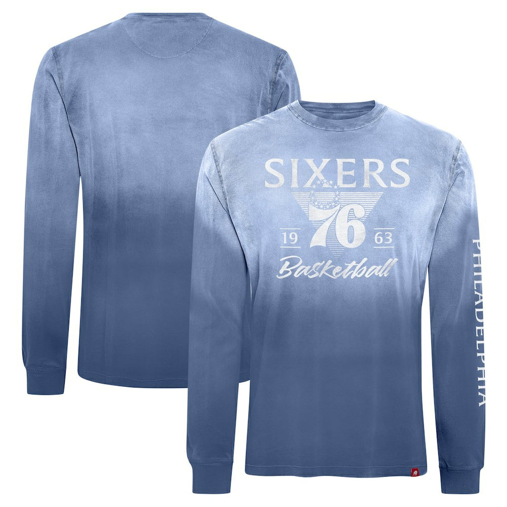 Philadelphia 76ers Sportiqe Unisex Mohave Sun-Dipped Long Sleeve T-Shirt - Royal shop