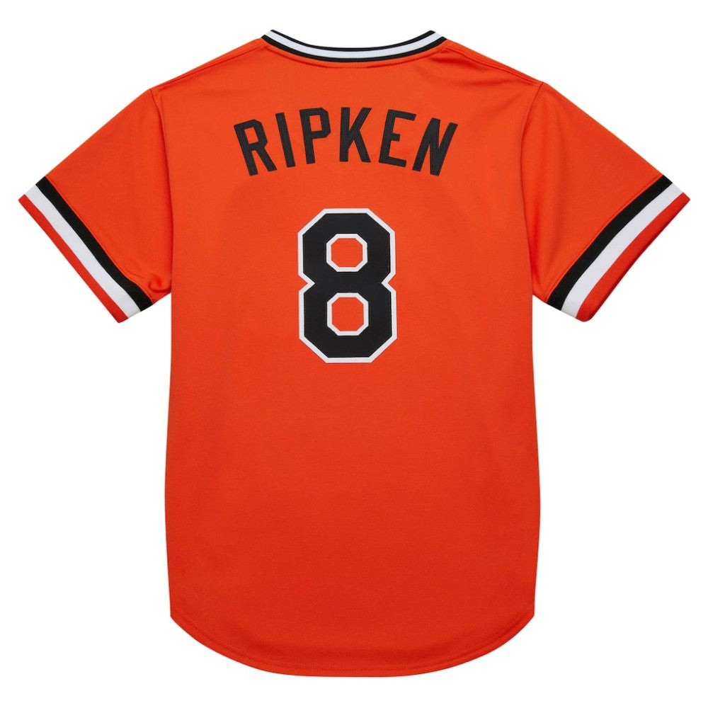 Cal Ripken Jr. Baltimore Orioles 2001 Cooperstown Collection Authentic Throwback Jersey Orange