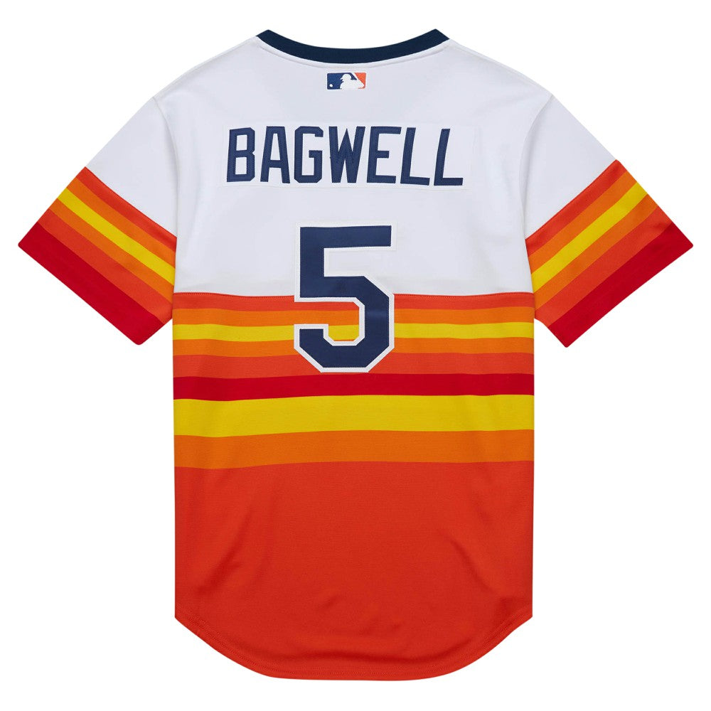 Jeff Bagwell Houston Astros 2004 Cooperstown Collection Authentic Throwback Jersey White