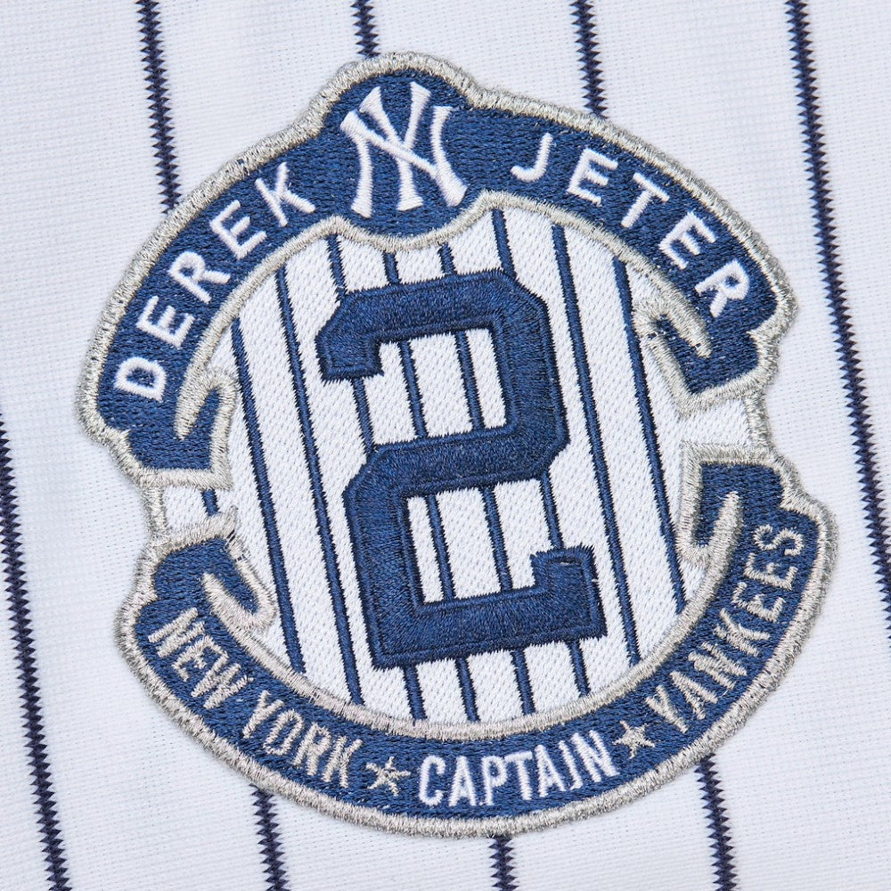 Derek Jeter New York Yankees 2014 Cooperstown Collection Authentic Throwback Jersey White