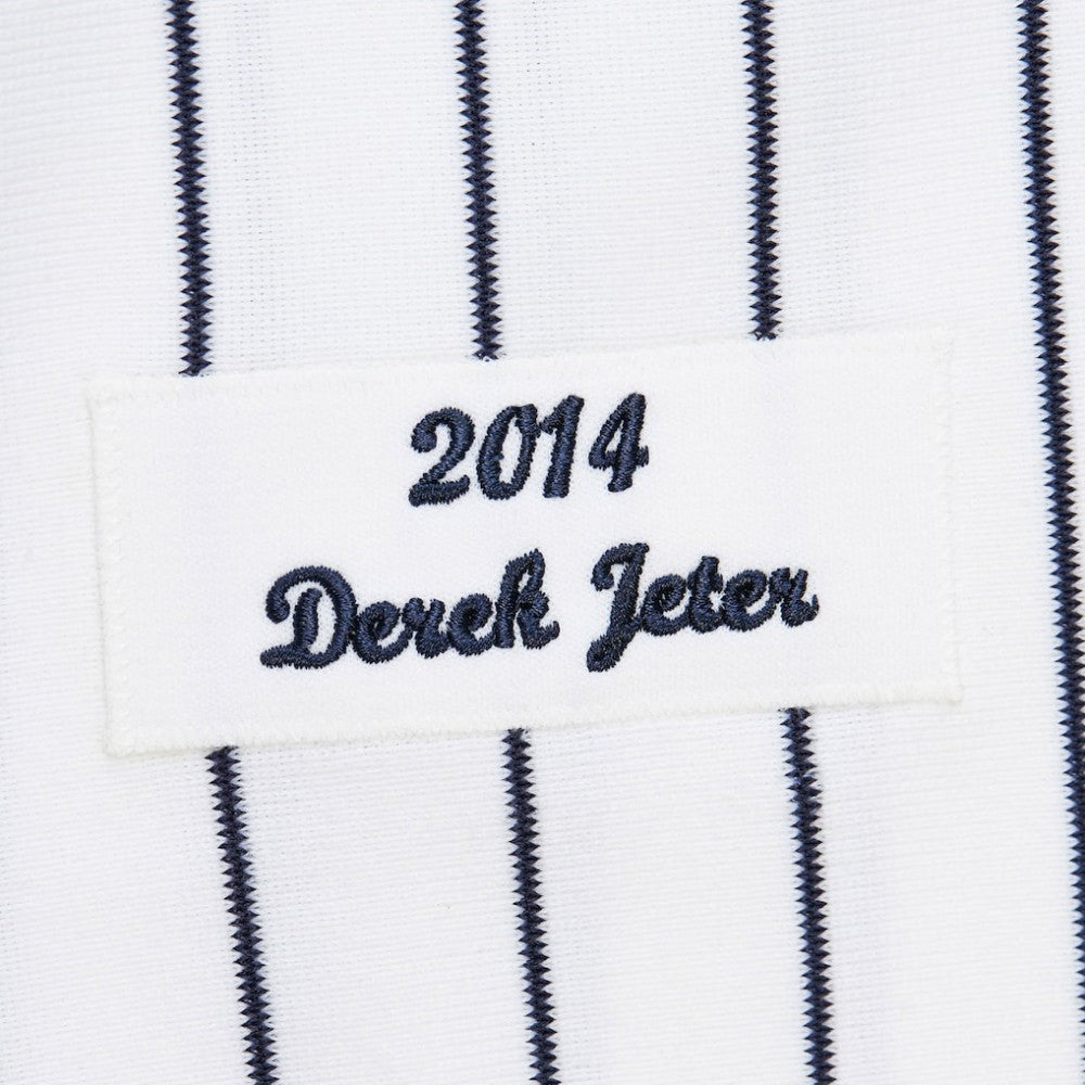 Derek Jeter New York Yankees 2014 Cooperstown Collection Authentic Throwback Jersey White