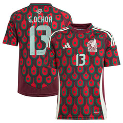 Guillermo Ochoa Mexico National Team Youth 2024 Home Replica Player Jersey - Burgundy for sale