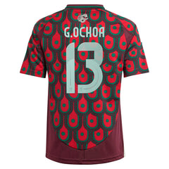 Guillermo Ochoa Mexico National Team Youth 2024 Home Replica Player Jersey - Burgundy for sale