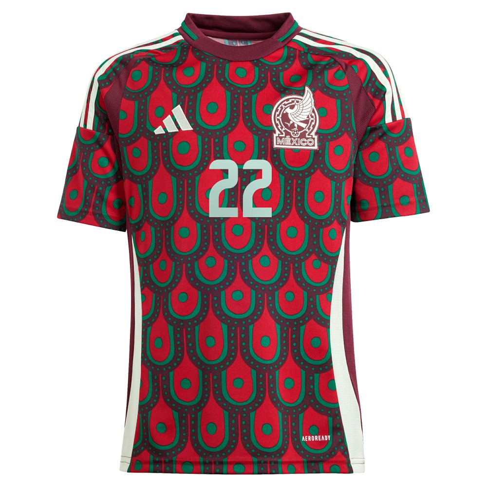 Hirving Lozano Mexico National Team Youth 2024 Home Replica Player Jersey - Green outlet