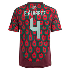 Edson Alvarez Mexico National Team Youth 2024 Home Replica Player Jersey - Burgundy shop