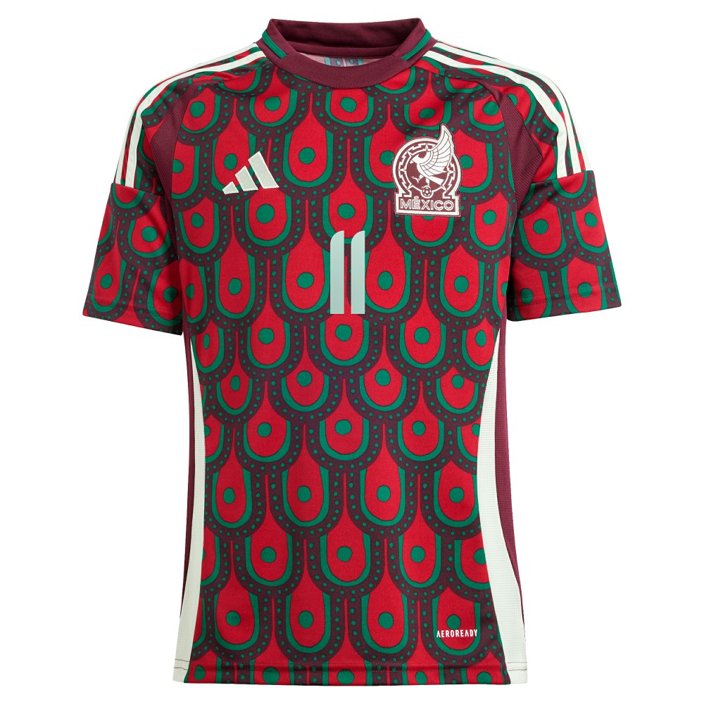 Santiago Giménez Mexico National Team Youth 2024 Home Replica Player Jersey - Burgundy for sale