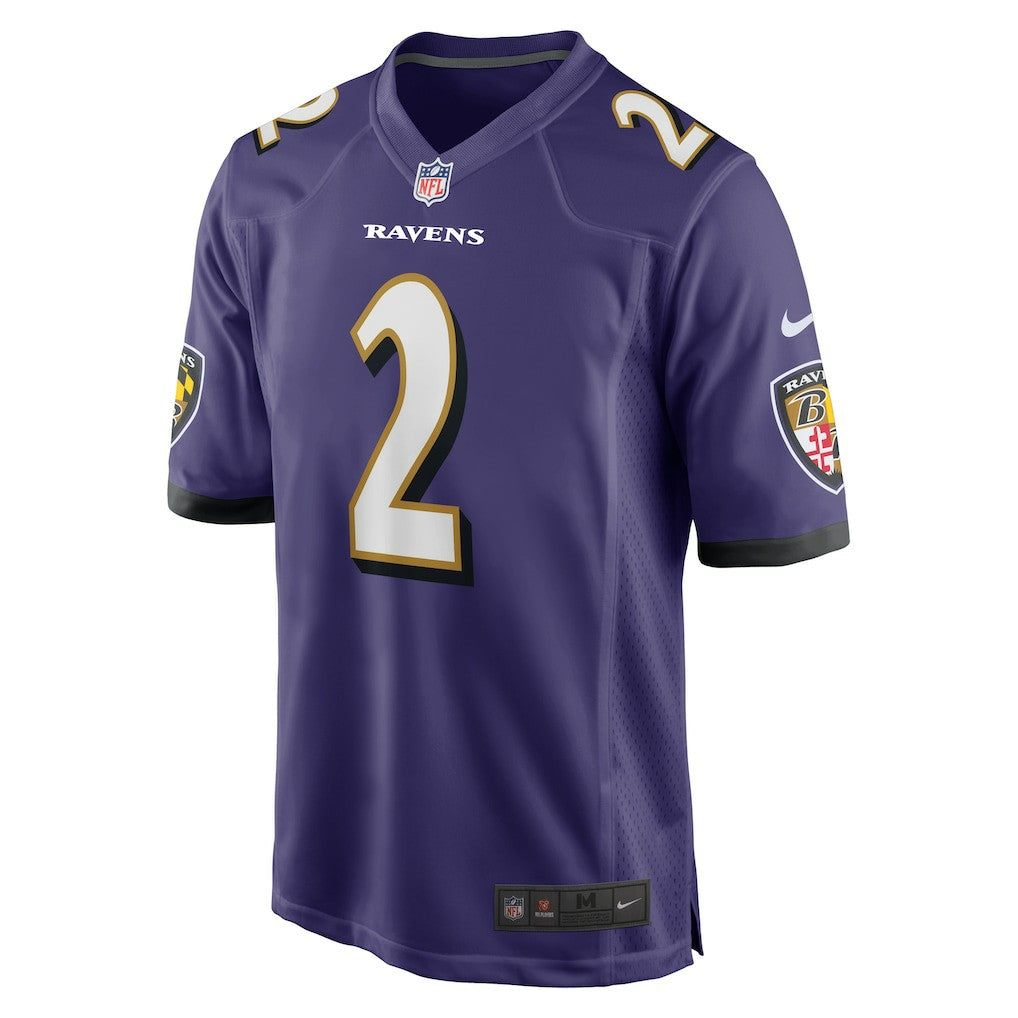 Nate Wiggins Baltimore Ravens Player Game Jersey - Purple online