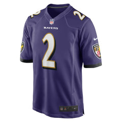 Nate Wiggins Baltimore Ravens Player Game Jersey - Purple online