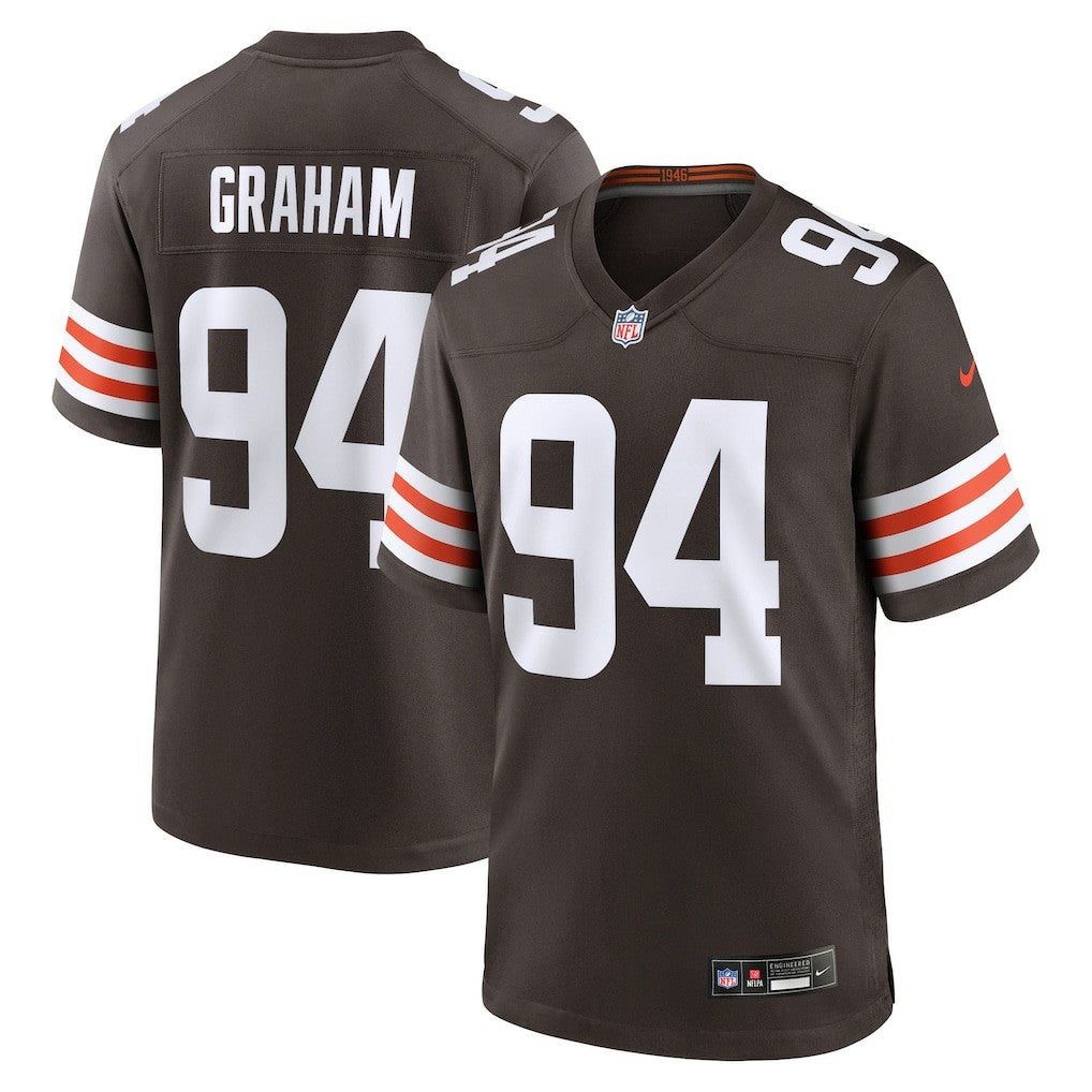 Mason Graham Cleveland Browns 2025 NFL Draft First Round Pick Game Jersey - Brown sale