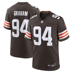 Mason Graham Cleveland Browns 2025 NFL Draft First Round Pick Game Jersey - Brown sale