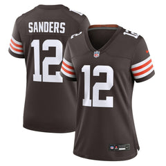 Shedeur Sanders Cleveland Browns Women's 2025 NFL Draft Game Jersey - Brown discount