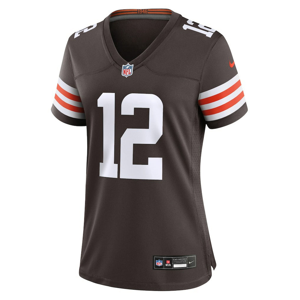 Shedeur Sanders Cleveland Browns Women's 2025 NFL Draft Game Jersey - Brown discount