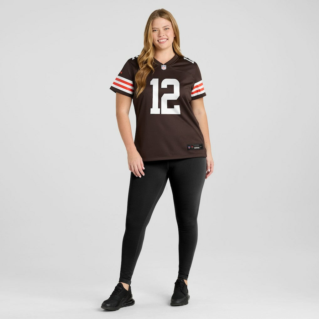 Shedeur Sanders Cleveland Browns Women's 2025 NFL Draft Game Jersey - Brown discount
