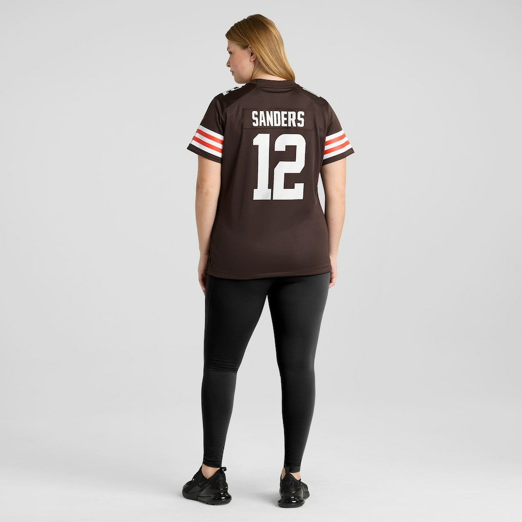 Shedeur Sanders Cleveland Browns Women's 2025 NFL Draft Game Jersey - Brown discount