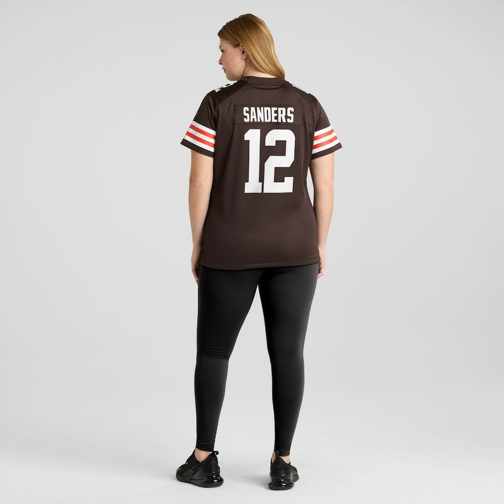 Shedeur Sanders Cleveland Browns Women's 2025 NFL Draft Game Jersey - Brown discount