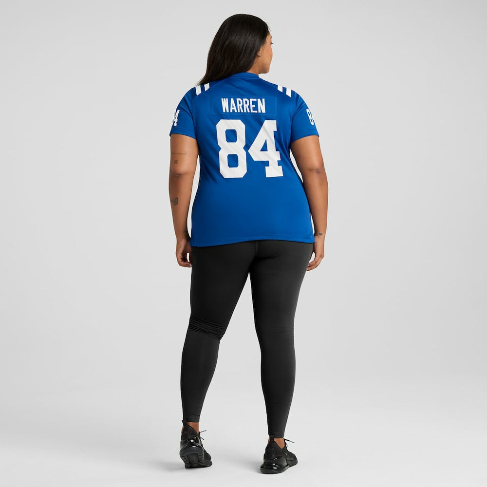 Tyler Warren Indianapolis Colts Women's Game Jersey - Royal for sale